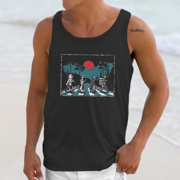 Demon Slayer Abbey Road Tanjiro Nezuko Zenitsu Inosuke Unisex Tank Top Gifts for Her