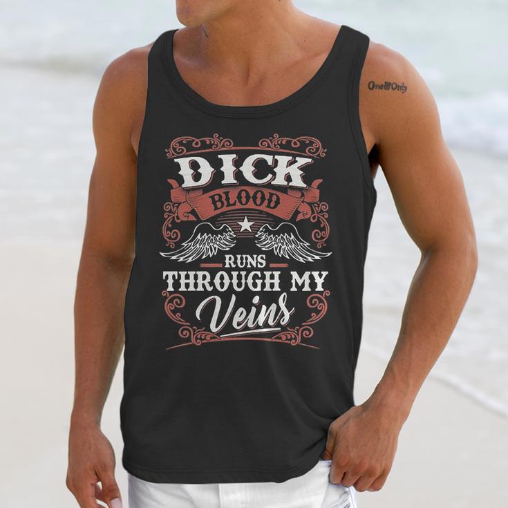 Dick Blood Runs Through My Veins Unisex Tank Top Gifts for Her