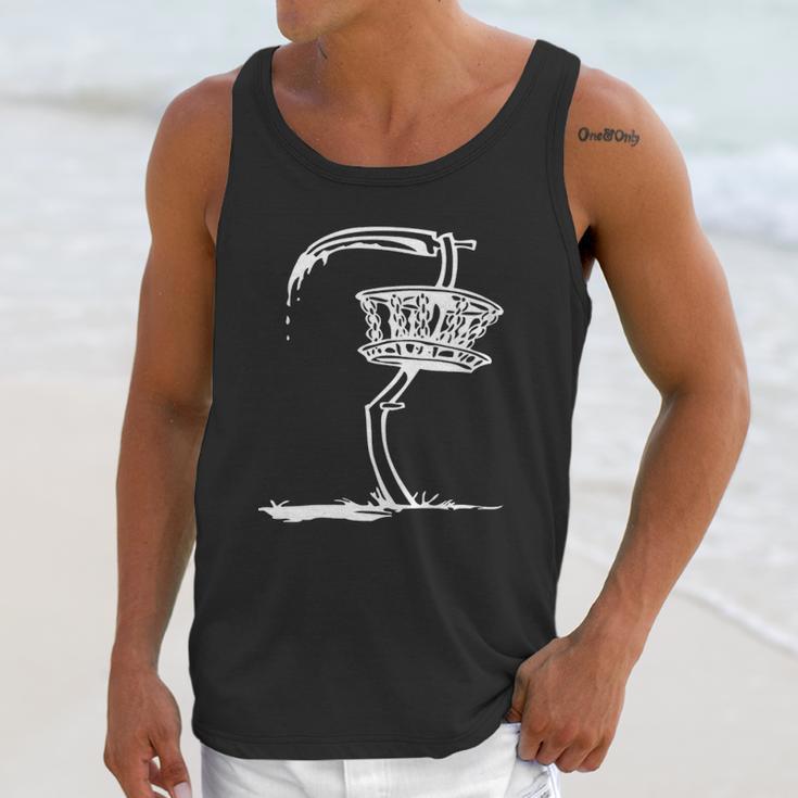 Disc Golf Basket Reaper Sickle Classic Unisex Tank Top Gifts for Her