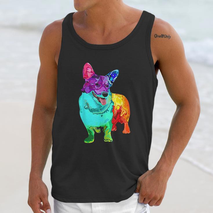 Dog Lover Gifts Welsh Corgi For Colorful Corgi Unisex Tank Top Gifts for Her