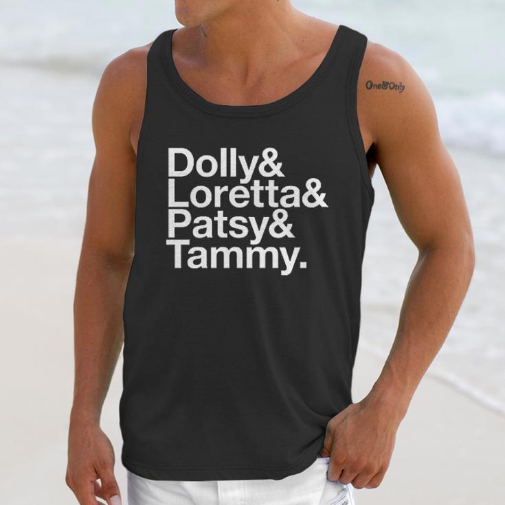 Dolly & Loretta & Patsy & Tammy Unisex Tank Top Gifts for Her