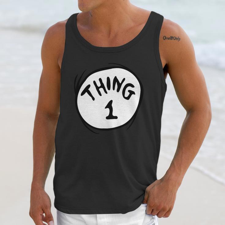 Dr Seuss Thing 1 Unisex Tank Top Gifts for Her