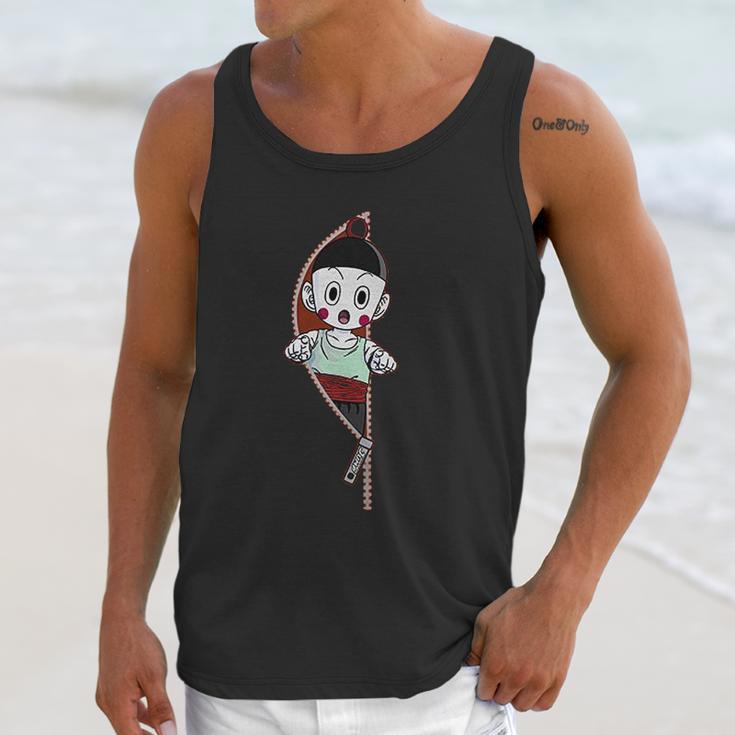 Dragon Ball Z Chiaotzu In Zipper Unisex Tank Top Gifts for Her