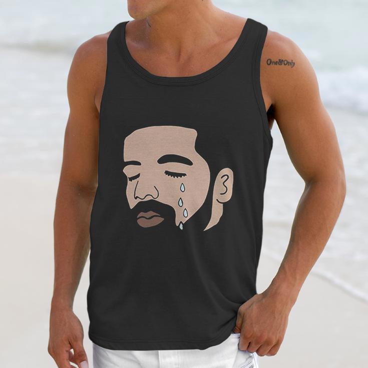 Drake Crying Black Unisex Tank Top Gifts for Her