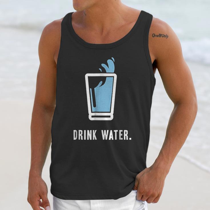 Drink More Water Stay Hydrated H2o Gym Workout Unisex Tank Top Gifts for Her