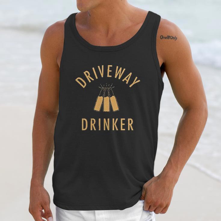 Driveway Drinker Social Distancing Fun Unisex Tank Top Gifts for Her