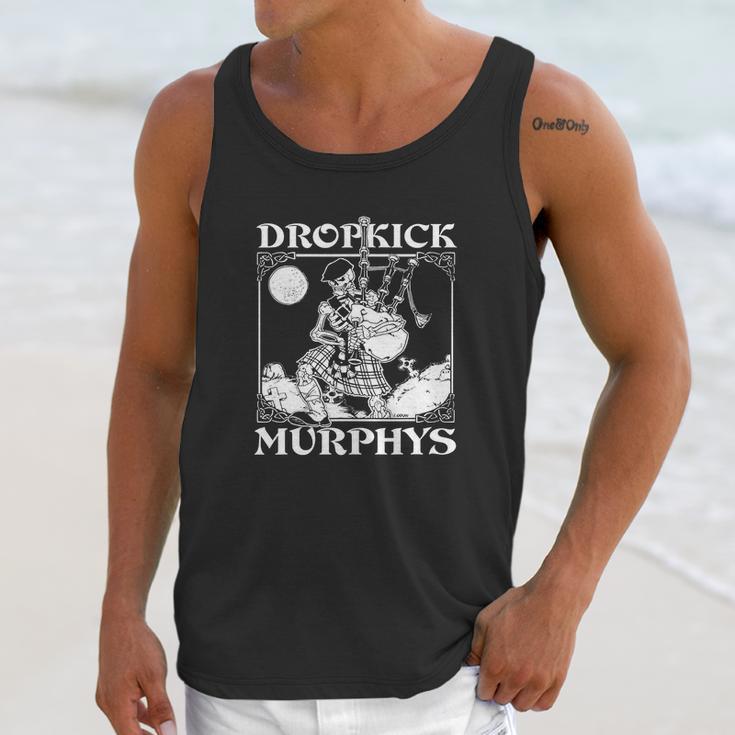 Dropkick Murphys Vintage Skeleton Piper Slim Fit Unisex Tank Top Gifts for Her