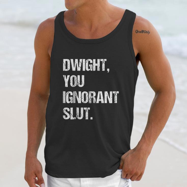 Dwight You Ignorant Unisex Tank Top Gifts for Her