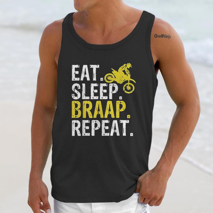 Eat Sleep Braap Repeat Unisex Tank Top Gifts for Her