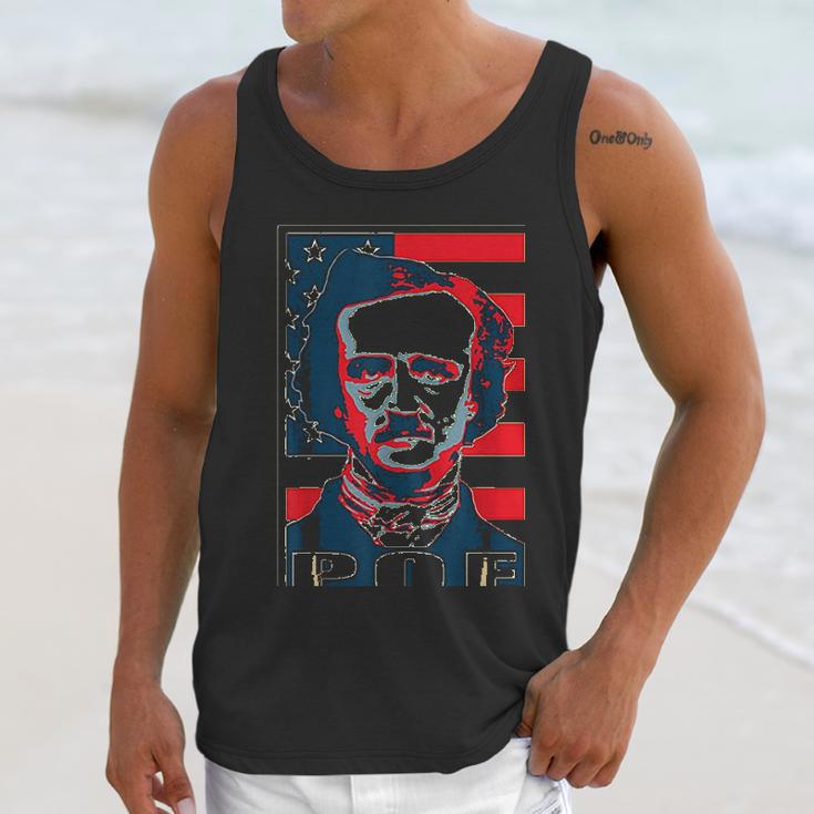 Edgar Allan Poe American Propaganda Pop Art Unisex Tank Top Gifts for Her