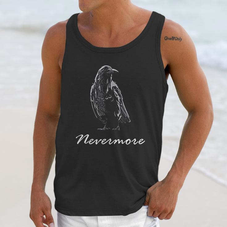 Edgar Allan Poe Gift- Quoth The Raven Nevermore Unisex Tank Top Gifts for Her