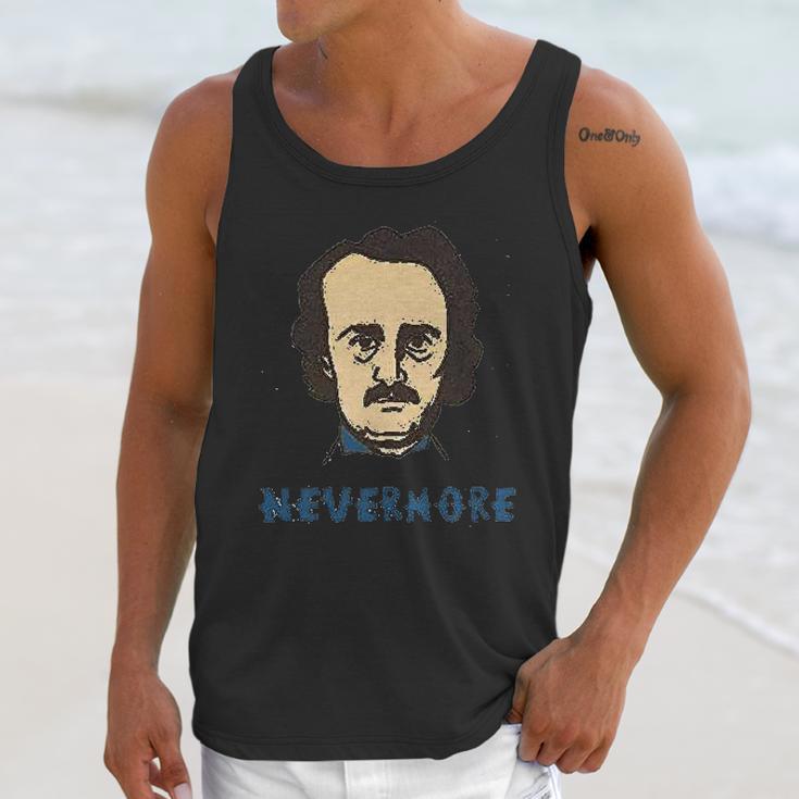 Edgar Allan Poe Nevermore Halloween Costume Graphic Unisex Tank Top Gifts for Her