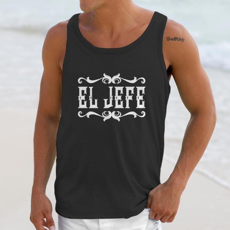 El Jefe The Boss Spanish Mexican Unisex Tank Top Gifts for Her