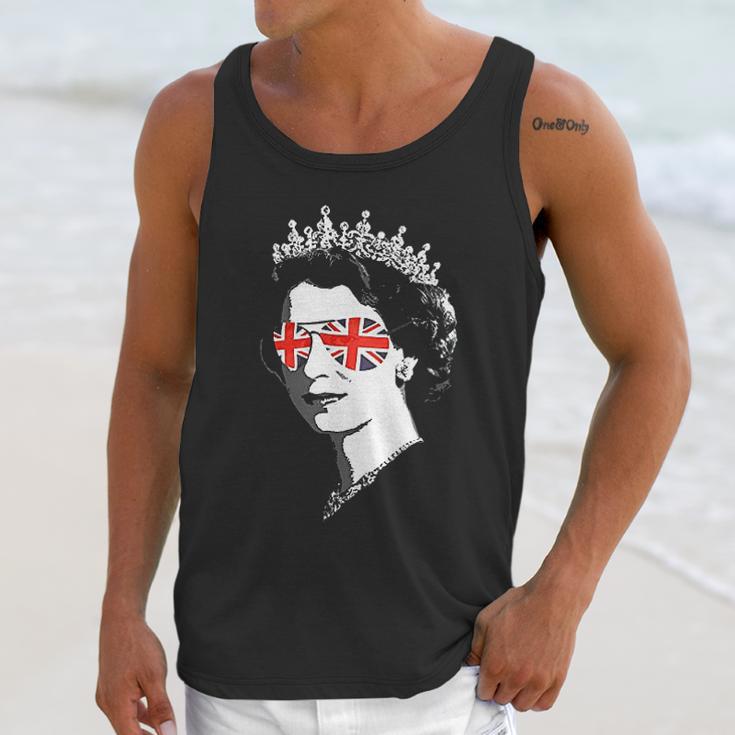 Elizabeth Ii Sunglasses Unisex Tank Top Gifts for Her