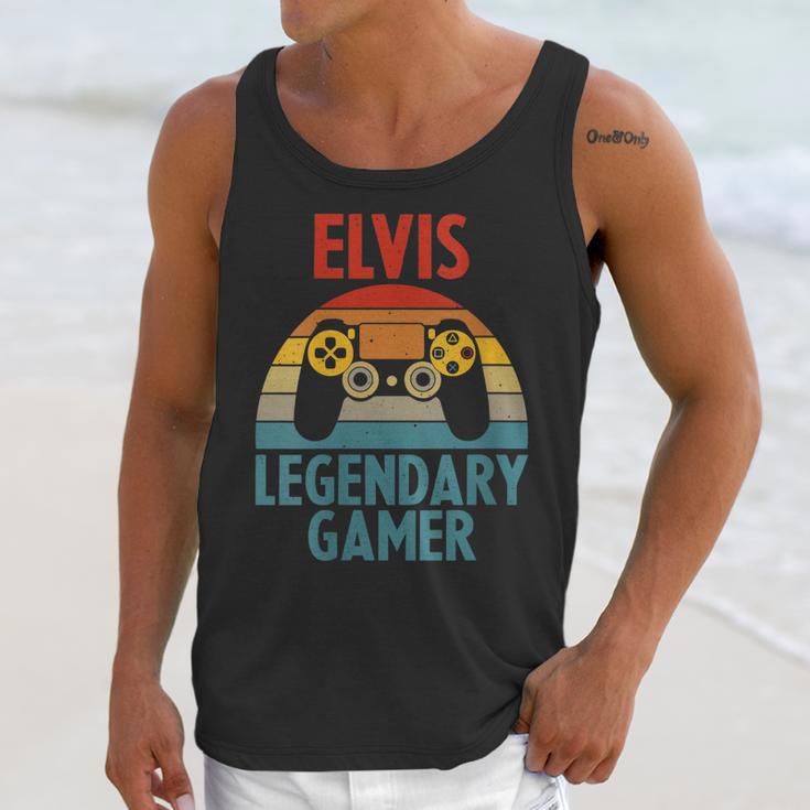 Elvis Gift Name Personalized Funny Gaming Geek Birthday Unisex Tank Top Gifts for Her