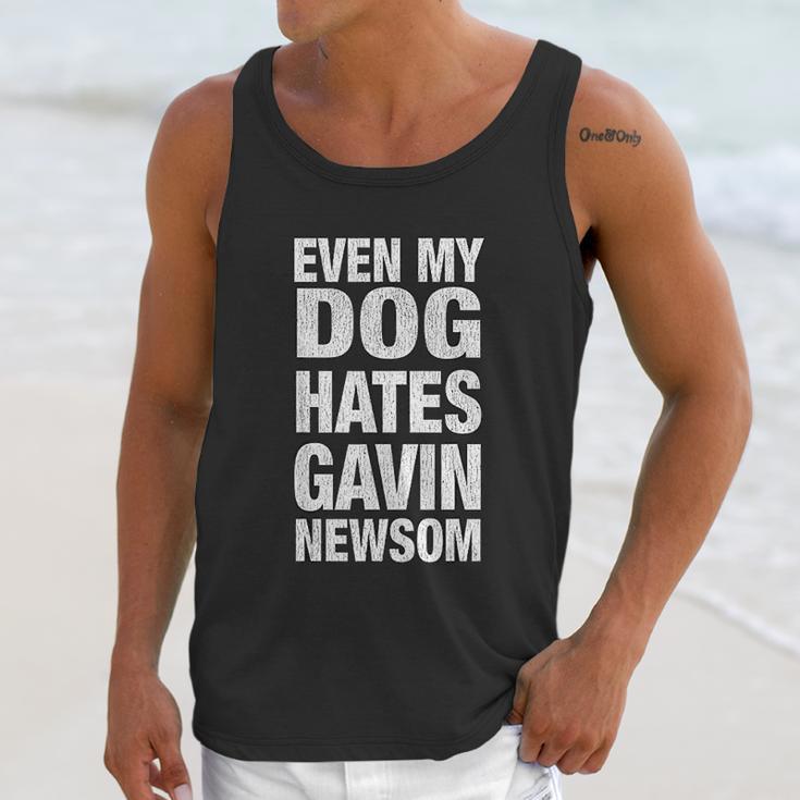 Even My Dog Hates Gavin Newsom Unisex Tank Top Gifts for Her