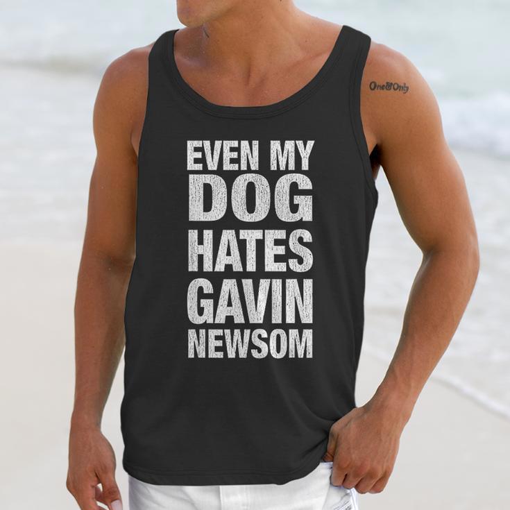 Even My Dog Hates Gavin Newsoms Unisex Tank Top Gifts for Her