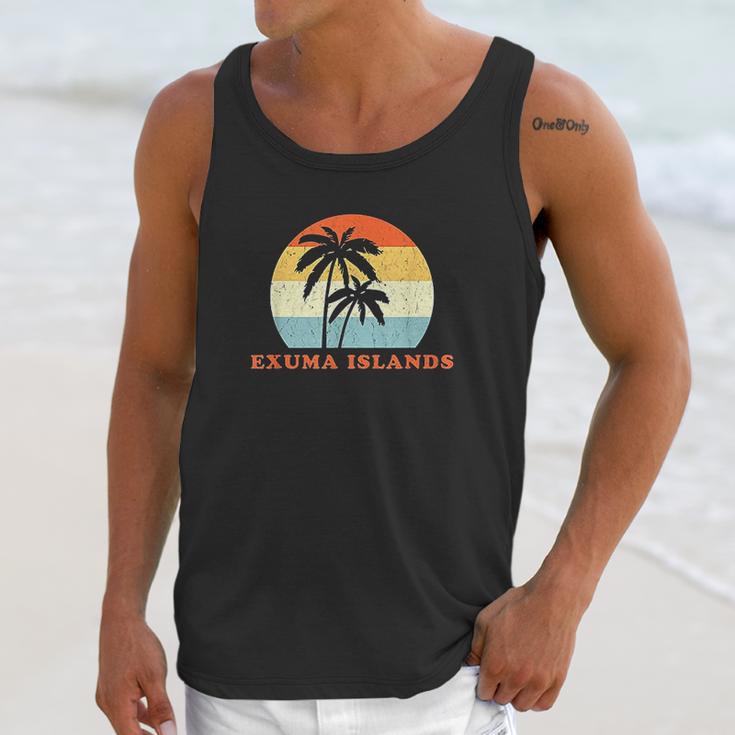 Exuma Bahamas Vintage Sun Surf Throwback Vacation Unisex Tank Top Gifts for Her