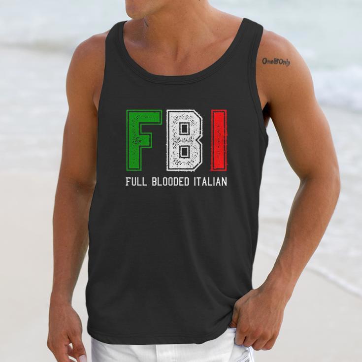 Fbi Full Blooded Italian Unisex Tank Top Gifts for Her