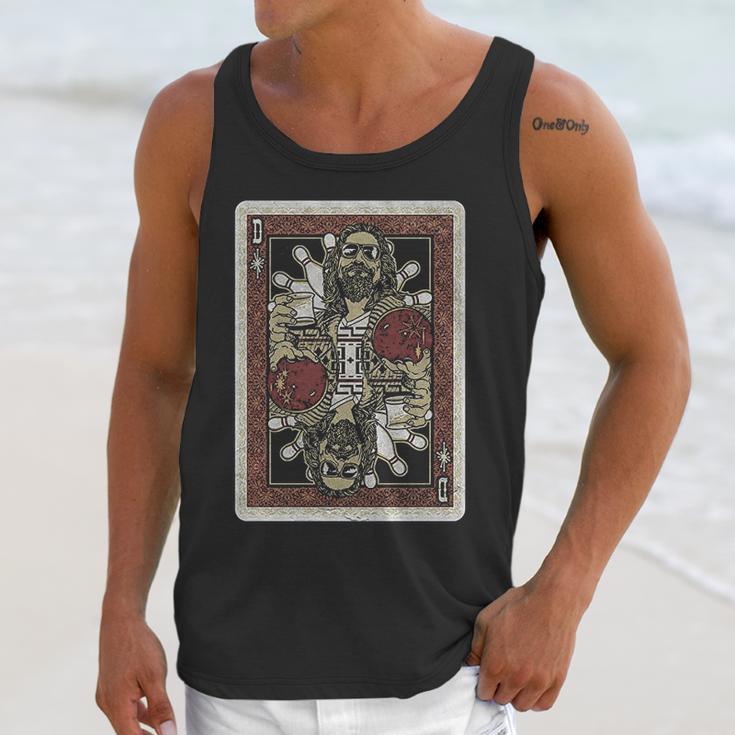 Fifth Sun The Big Lebowski Dude Playing Card Unisex Tank Top Gifts for Her