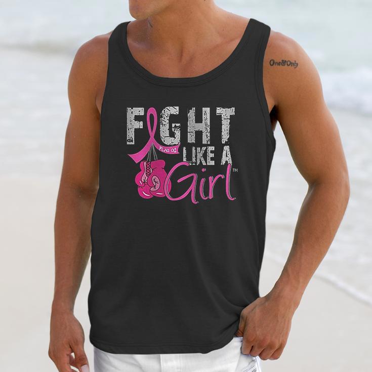 Fight Like A Girl Canker Boxing Glove Unisex Tank Top Gifts for Her