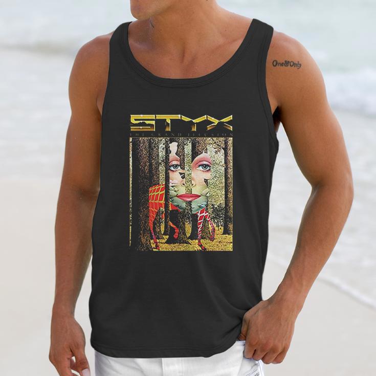 Fightor Styx The Grand Illusion Printed Unisex Tank Top Gifts for Her