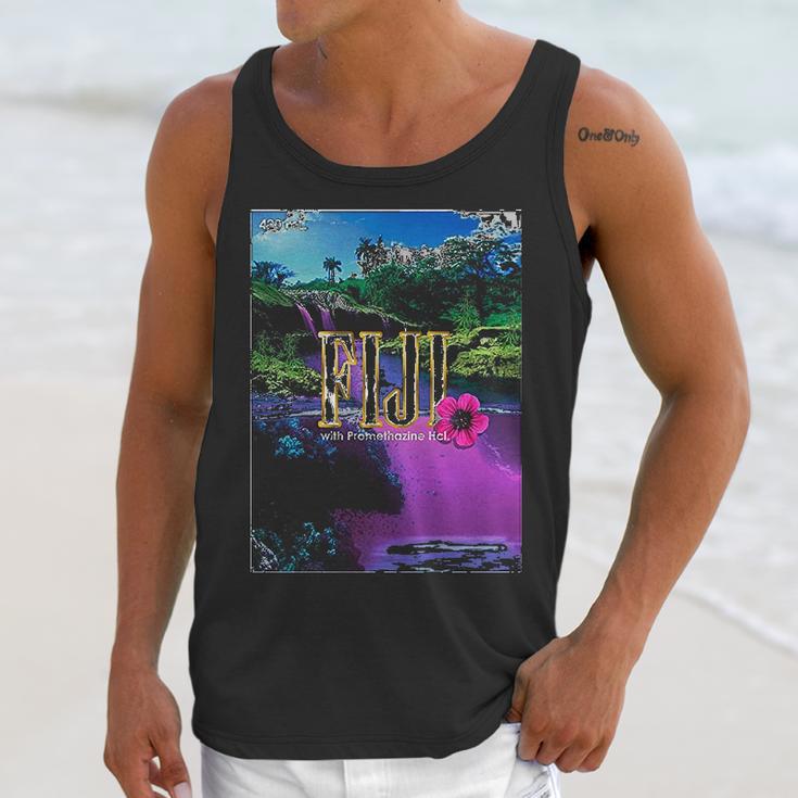 Fiji Artesian Aesthaetic On Promethazine Xanax Vaporwave Synthwave Water Unisex Tank Top Gifts for Her