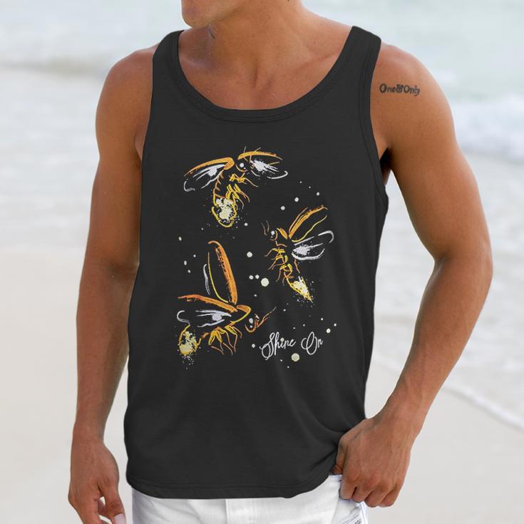 Fireflies Lightning Bug Firefly Nature Art Insect Unisex Tank Top Gifts for Her