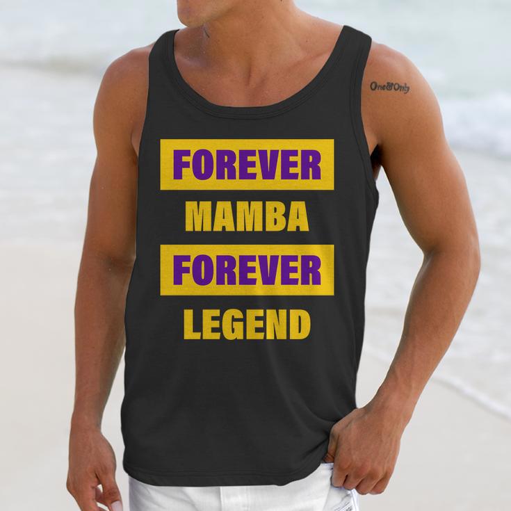 Forever Mamba Forever Legend Graphic Design Printed Casual Daily Basic Unisex Tank Top Gifts for Her