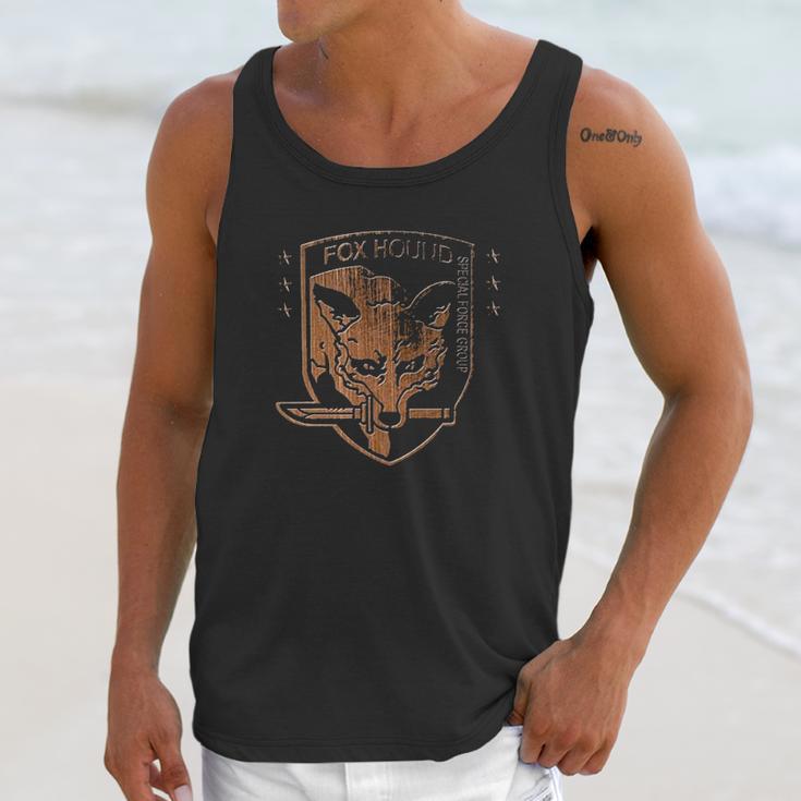 Foxhound Special Forces Group Metal Gear Solid Unisex Tank Top Gifts for Her