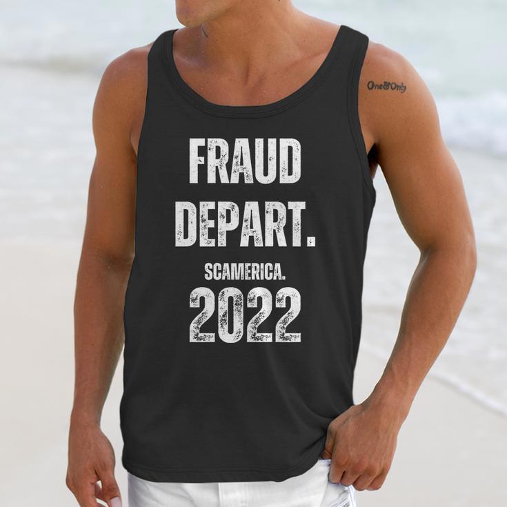 Fraud Department Scamerica Unisex Tank Top Gifts for Her