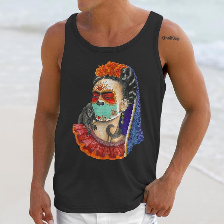 Frida Kahlo Art Girl Unisex Tank Top Gifts for Her