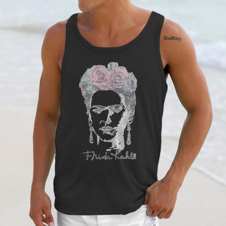 Frida Kahlo Portrait Unisex Tank Top Gifts for Her