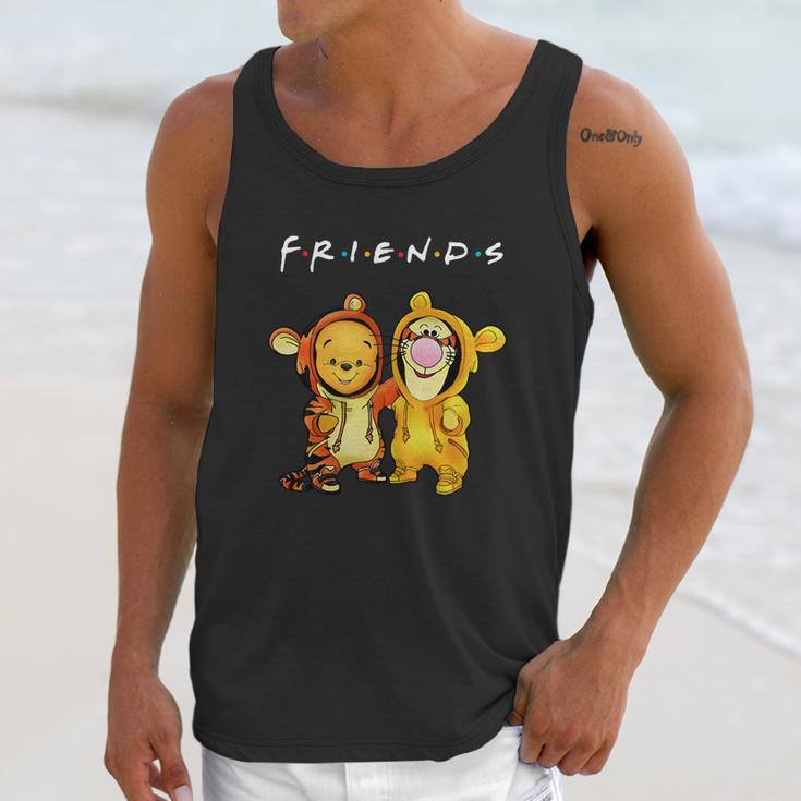 Friends Pooh And Tiger Unisex Tank Top Gifts for Her