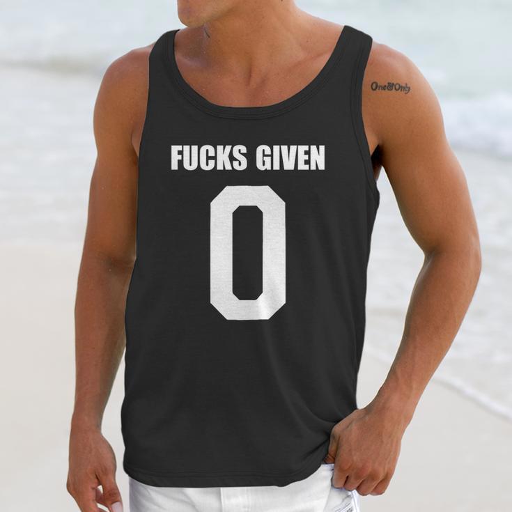 Fucks Given Unisex Tank Top Gifts for Her