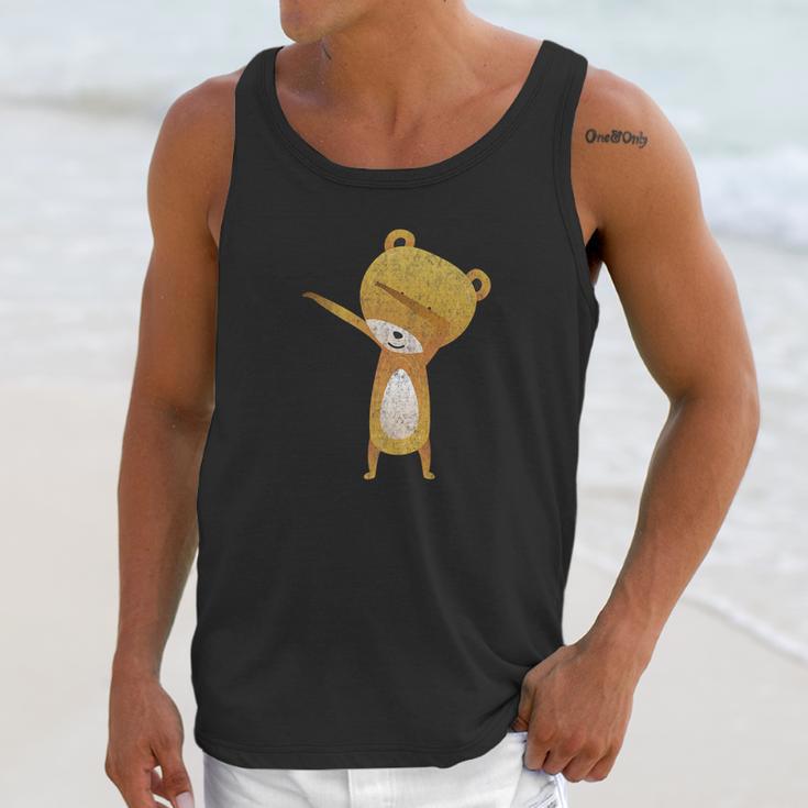 Funny Bear Dabbing Hip Hop Dance Unisex Tank Top Gifts for Her