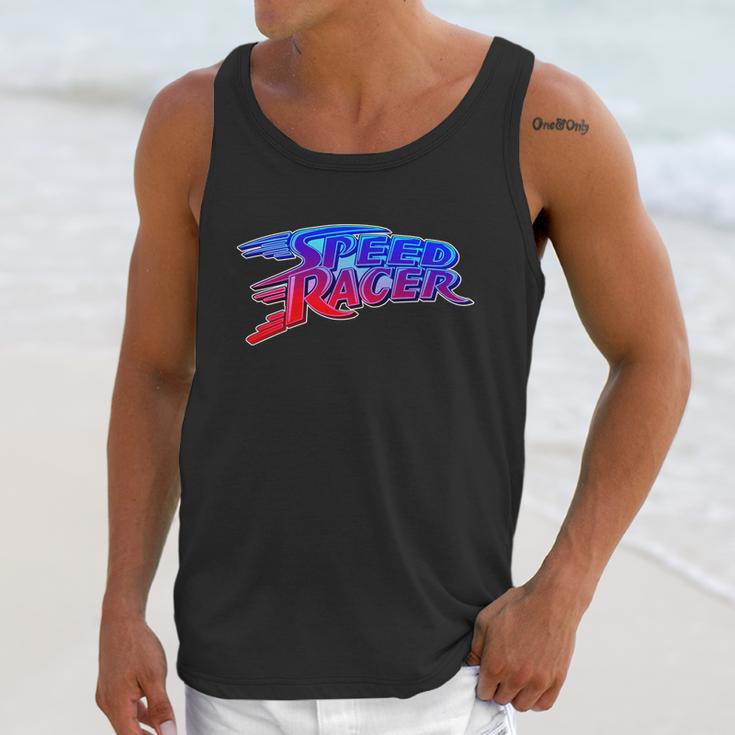 Funny Classic Retro Speed Racer Logo Unisex Tank Top Gifts for Her