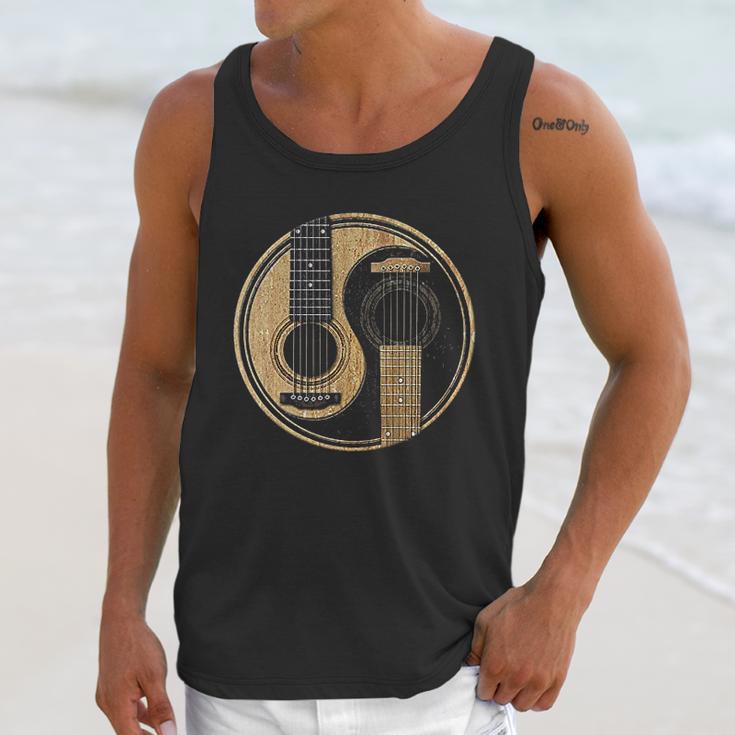 Funny Guitar Guitar Yin Yang Guitarist Unisex Tank Top Gifts for Her