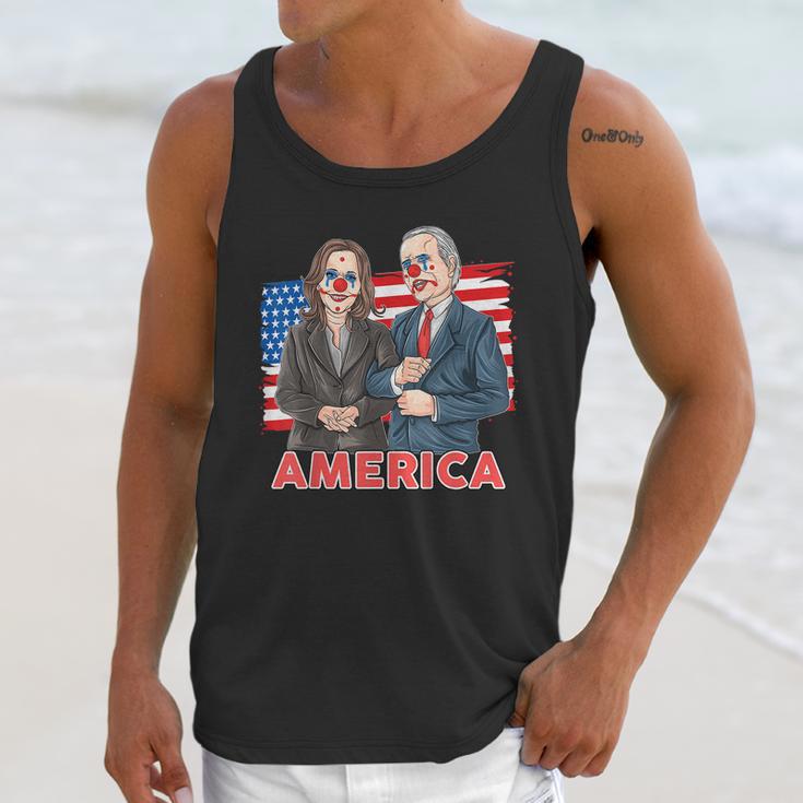 Funny Joe Biden Is A Democratic Clown Unisex Tank Top Gifts for Her