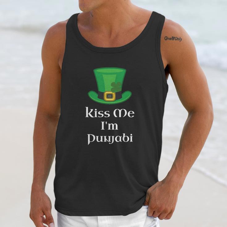 Funny Kiss Me Im Punjabi For St Patricks Day Unisex Tank Top Gifts for Her