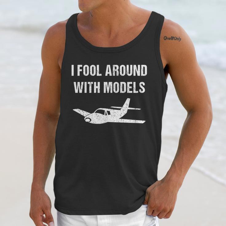 Funny Model Airplane For Model Plane Builder Unisex Tank Top Gifts for Her