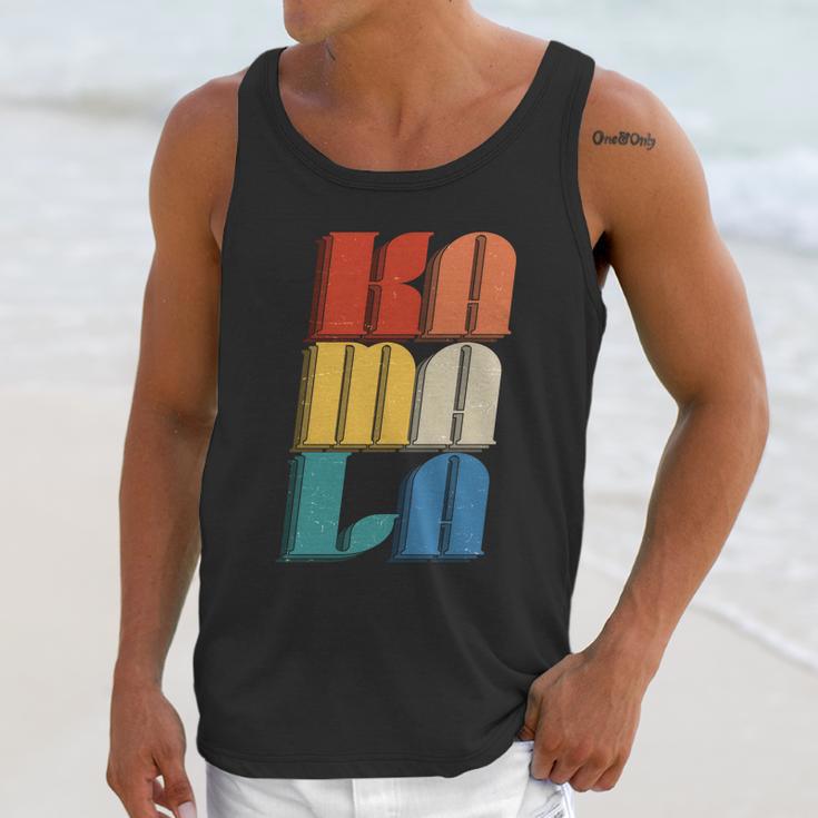 Funny Retro Styled Text Kamala Harris Unisex Tank Top Gifts for Her