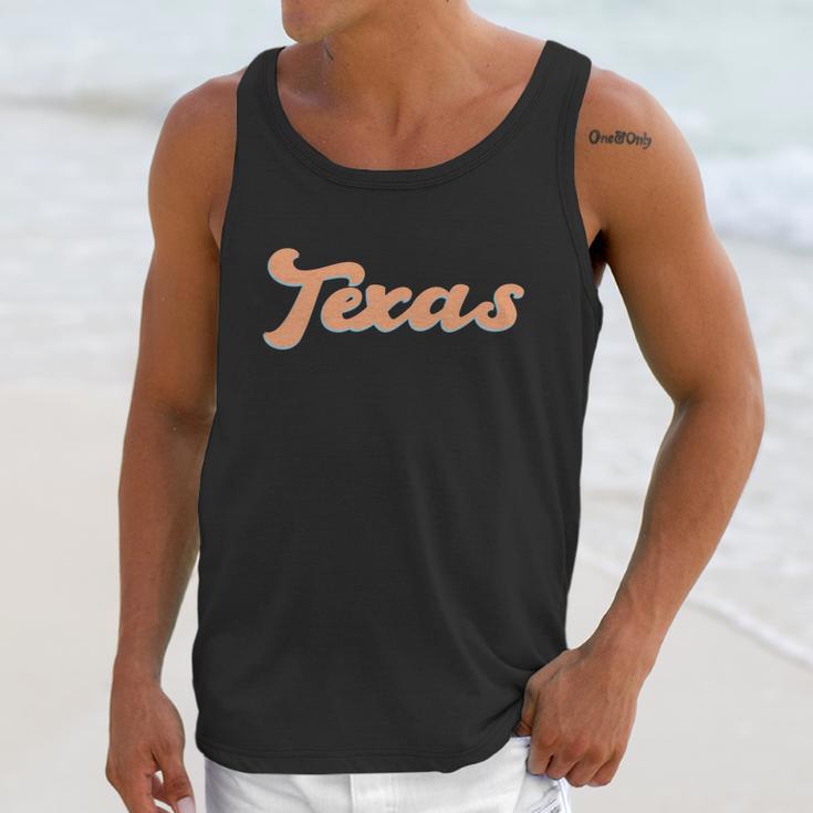 Funny Retro Texas Logo Unisex Tank Top Gifts for Her