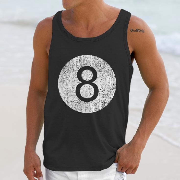 Funny Retro Vintage 8 Ball Logo Unisex Tank Top Gifts for Her