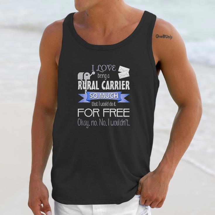 Funny Rural Mail Carrier For Rca Or Postal Worker Unisex Tank Top Gifts for Her