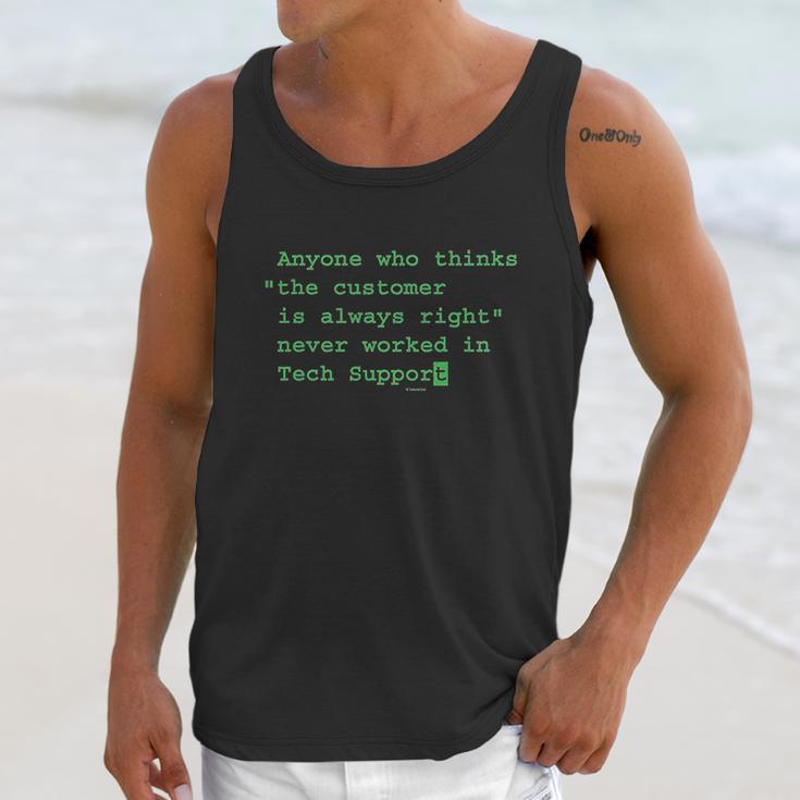 Funny Sayings Computer Tech Support Geek Nerd Unisex Tank Top Gifts for Her