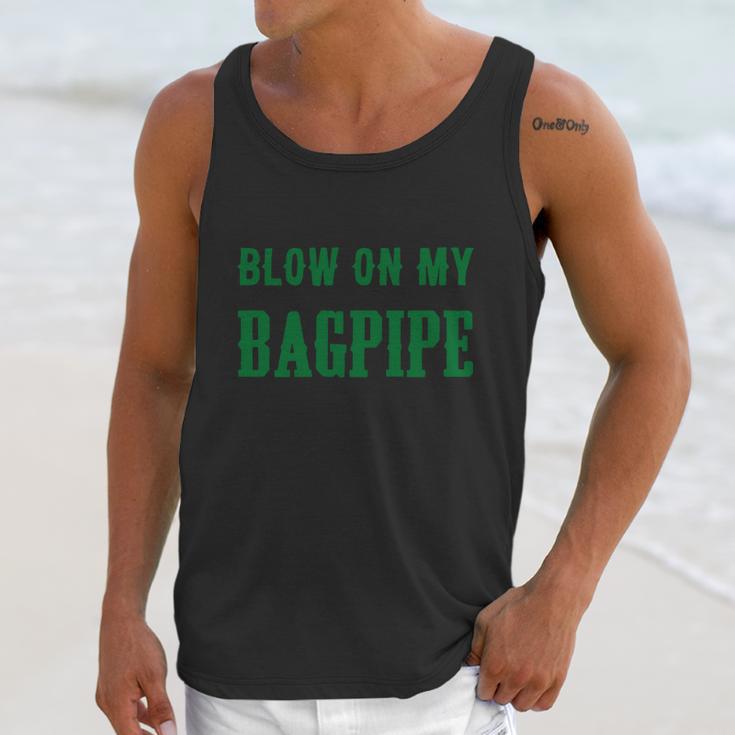 Funny St Patricks Day Bagpipe For Men St Paddy Unisex Tank Top Gifts for Her