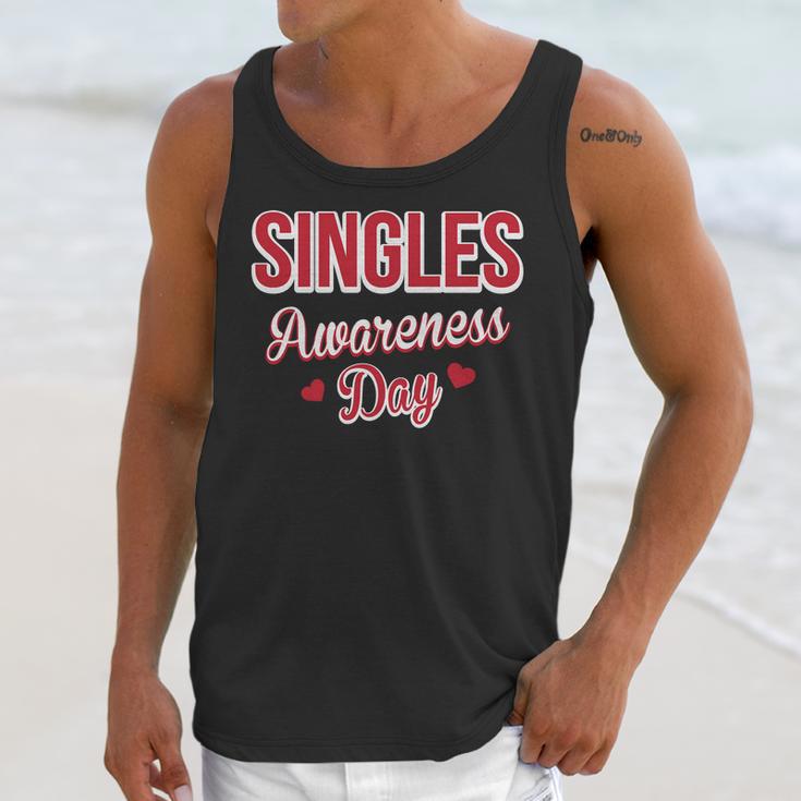 Funny Valentines Day For Singles Singles Awareness Unisex Tank Top Gifts for Her