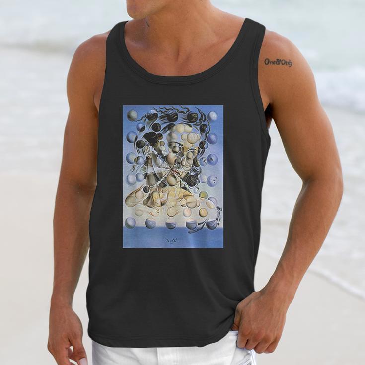 Galatea Of The Spheres Famous Painting By Dali Unisex Tank Top Gifts for Her