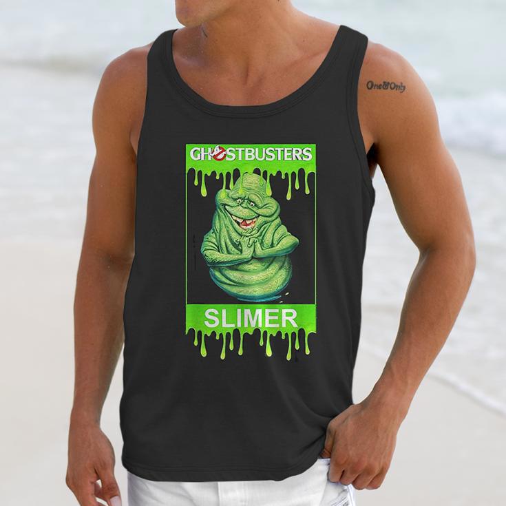 Ghostbusters Slimer Portrait Poster Unisex Tank Top Gifts for Her